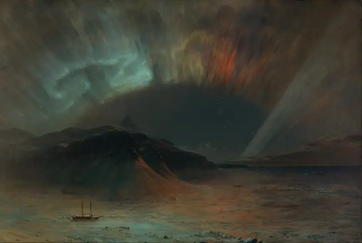 Auroras boreales, Frederic Edwin Church