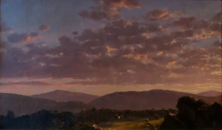 Crepúsculo en las montañas de Catskill, Frederic Edwin Church