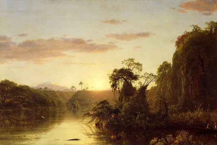 El río Magdalena, Frederic Edwin Church