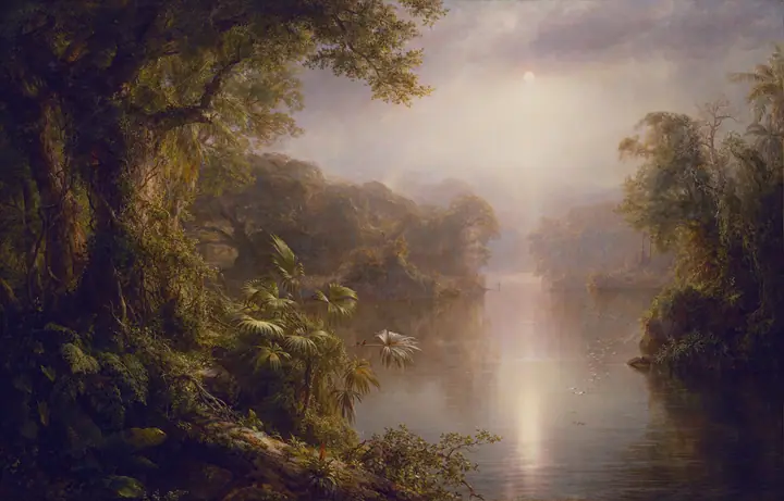 Río de luz o El Amazonas, Frederic Edwin Church