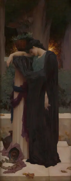 Lágrimas, Frederic Leighton
