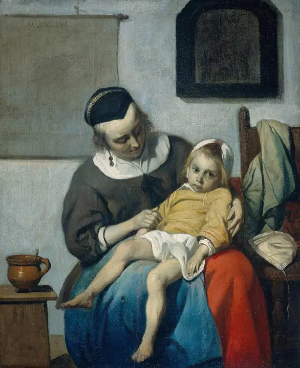 El niño enfermo, Gabriel Metsu