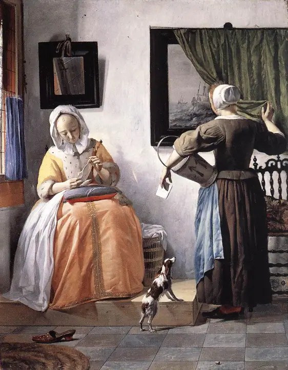 Mujer leyendo una carta, Gabriel Metsu