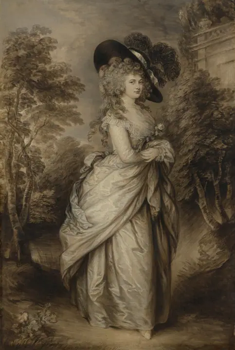 Georgiana, duquesa de Devonshire, Gainsborough Dupont