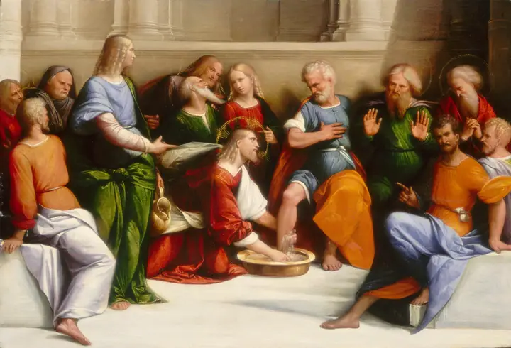 Cristo lavando los pies a los discípulos, Garofalo