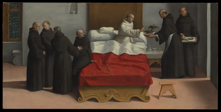 San Nicolás de Tolentino resucitando a los pájaros, Garofalo