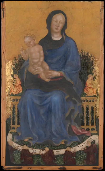 Virgen con el Niño y ángeles, Gentile da Fabriano
