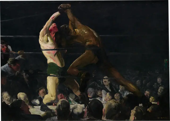 Ambos miembros de este club, George Bellows