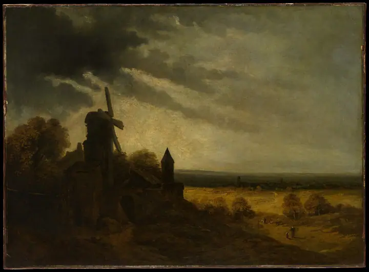 El molino de Montmartre, Georges Michel