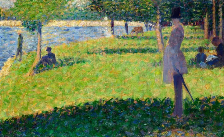 Estudio para la Grande Jatte, Georges Seurat