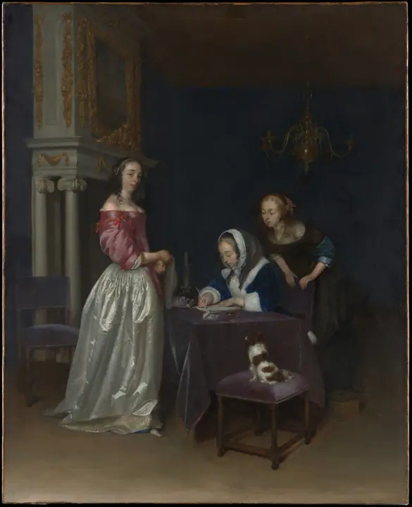 La curiosidad, Gerard ter Borch