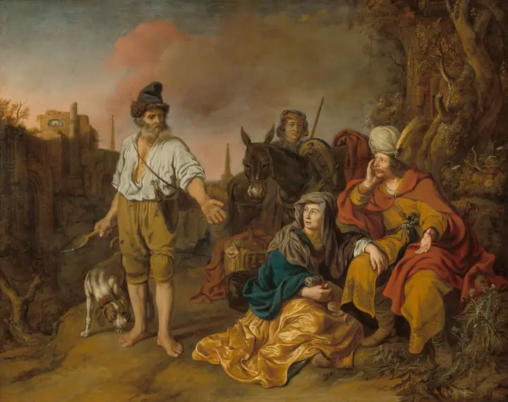 El levita en Gabaa, Gerbrand van den Eeckhout