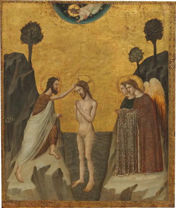 El bautismo de Cristo, Giovanni Baronzio