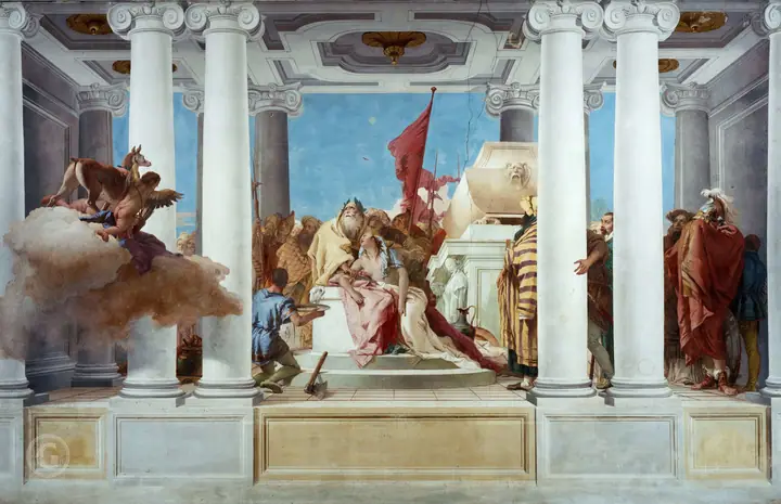 El sacrificio de Ifigenia, Giovanni Battista Tiepolo