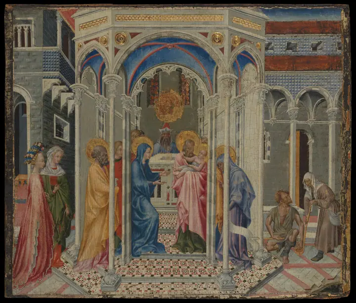 La Presentación de Cristo en el Templo, Giovanni di Paolo