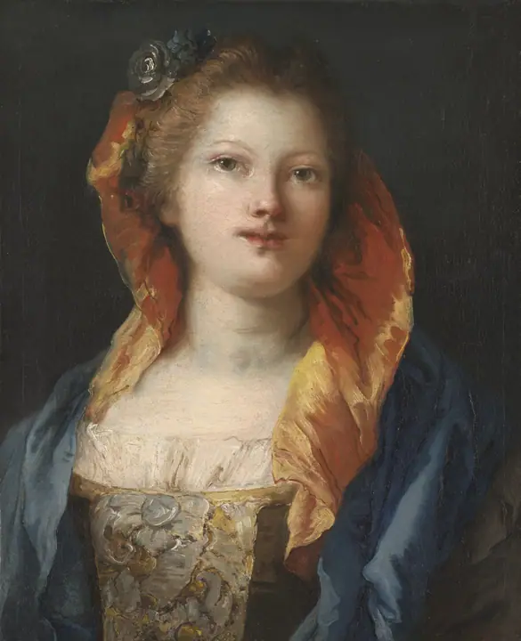 Retrato de una mujer, Giovanni Domenico Tiepolo