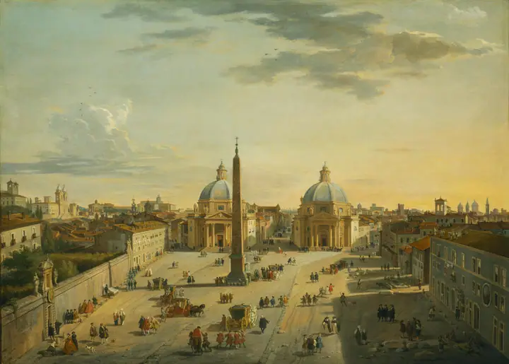 Piazza del Popolo, Giovanni Paolo Panini