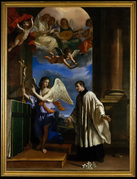 La vocación de san Luis Gonzaga, Guercino