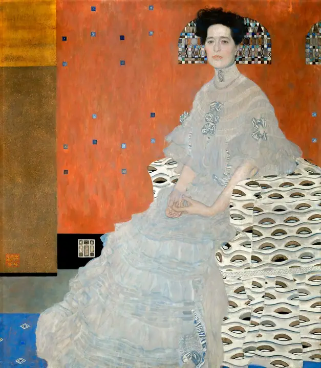 Retrato de Fritza Riedler, Gustav Klimt