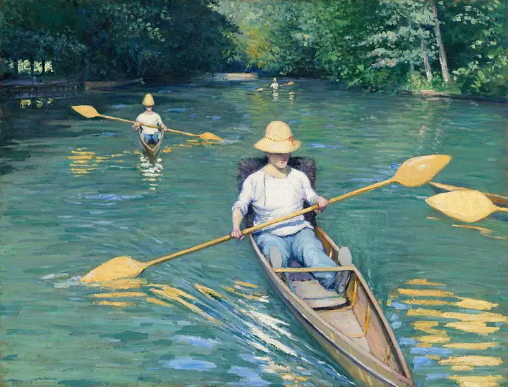 Esquifes, Gustave Caillebotte