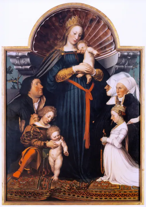 La Virgen del burgomaestre Meyer, Hans Holbein el Joven