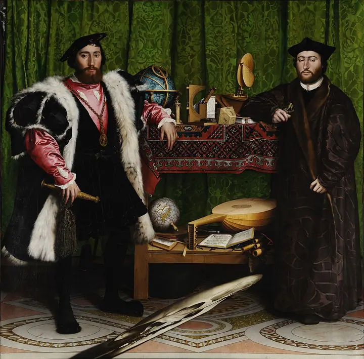Los embajadores, Hans Holbein el Joven