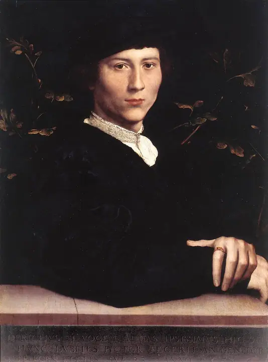 Retrato de Derich Born, Hans Holbein el Joven