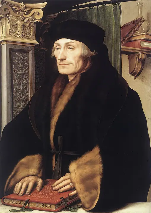 Retrato de Erasmo de Rotterdam, Hans Holbein el Joven