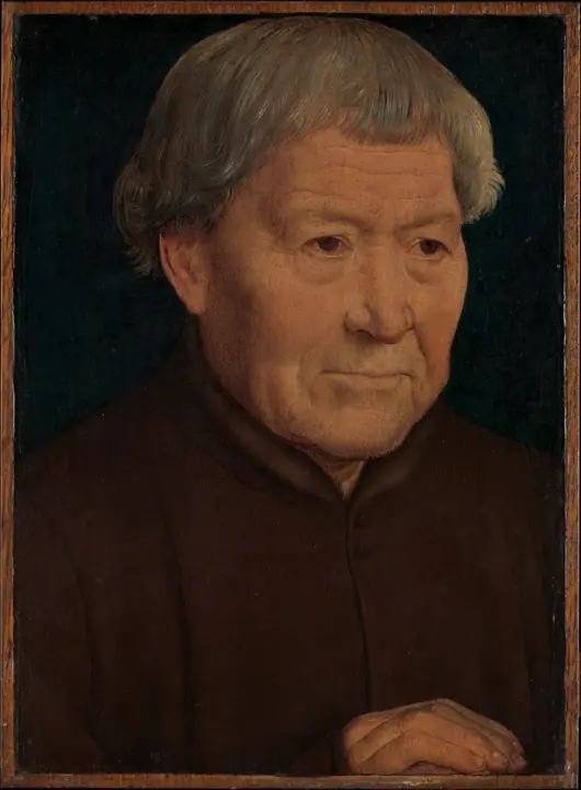 Retrato de un anciano, Hans Memling