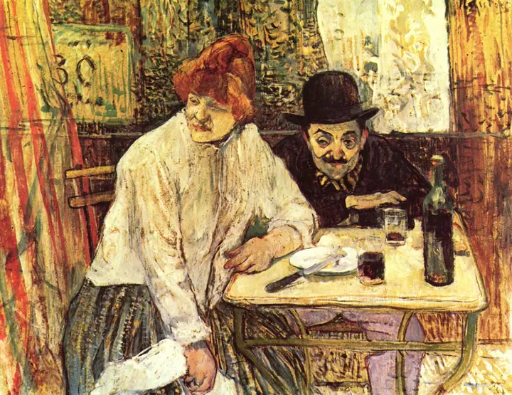 A la mie, Henri de Toulouse-Lautrec