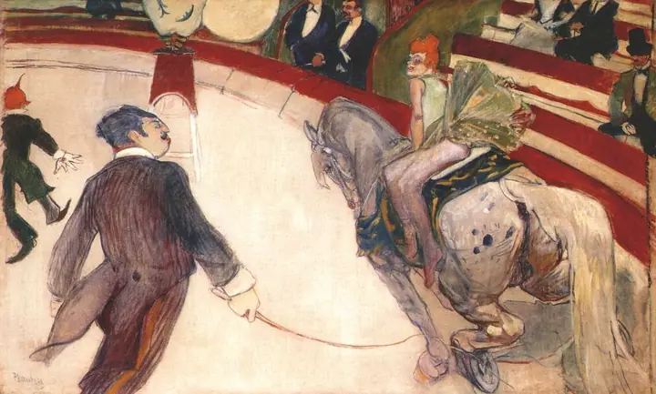 En el circo Fernando, Henri de Toulouse-Lautrec