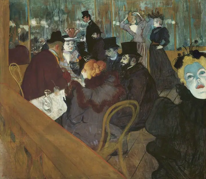En el Moulin Rouge, Henri de Toulouse-Lautrec