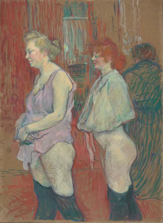La inspección médica, Henri de Toulouse-Lautrec