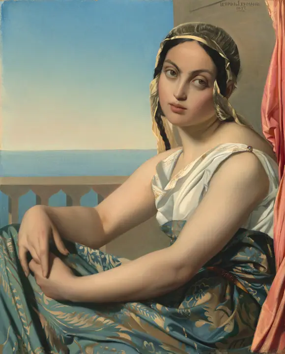 Mujer de Oriente, Henri Lehmann