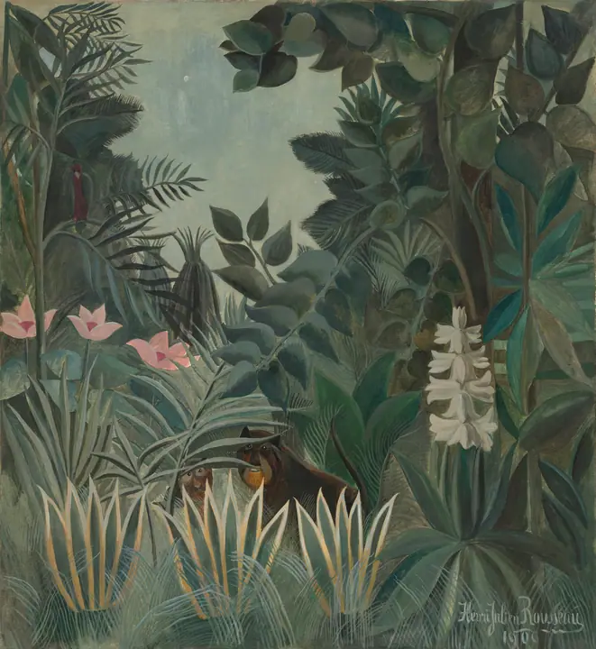 La selva ecuatorial, Henri Rousseau