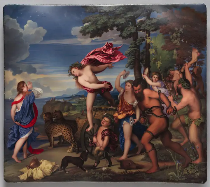 Baco y Ariadna, Henry Bone
