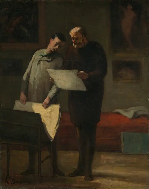 Consejo a un joven artista, Honoré Daumier