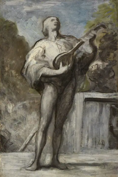El trovador, Honoré Daumier