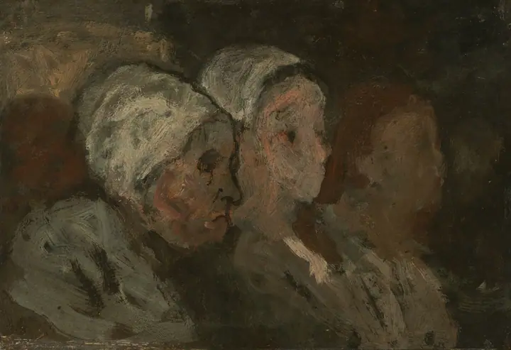 En la iglesia, Honoré Daumier