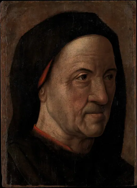 Retrato de un anciano, Hugo van der Goes