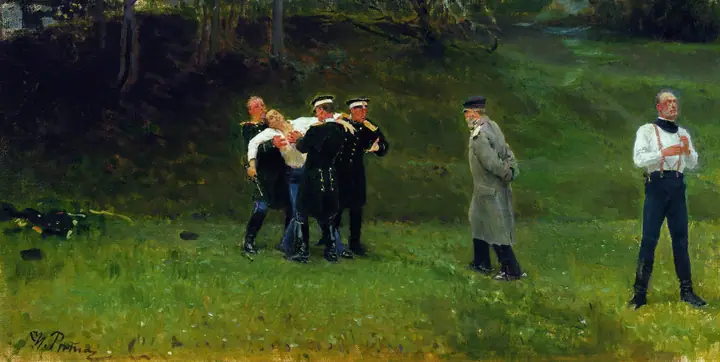 El duelo, Ilyá Repin
