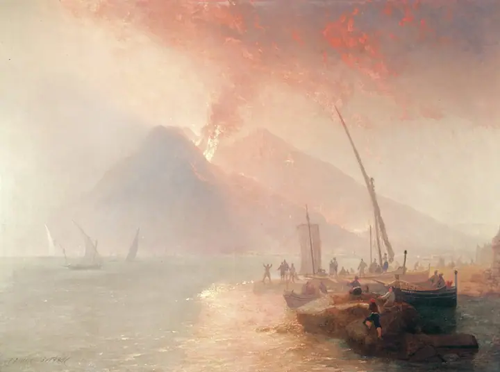 Erupción del Vesubio, Ivan Aivazovsky