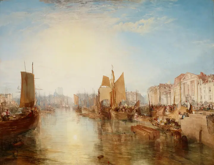 El puerto de Dieppe, J.M.W. Turner