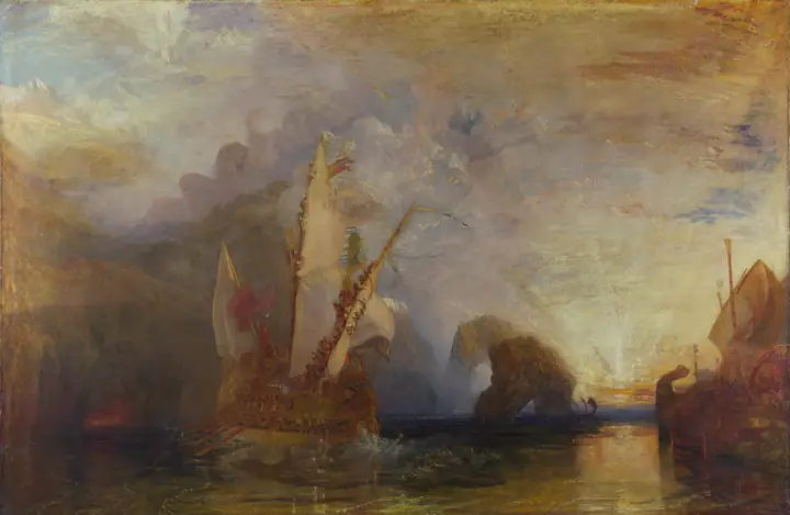 Ulises burlando a Polifemo, J.M.W. Turner