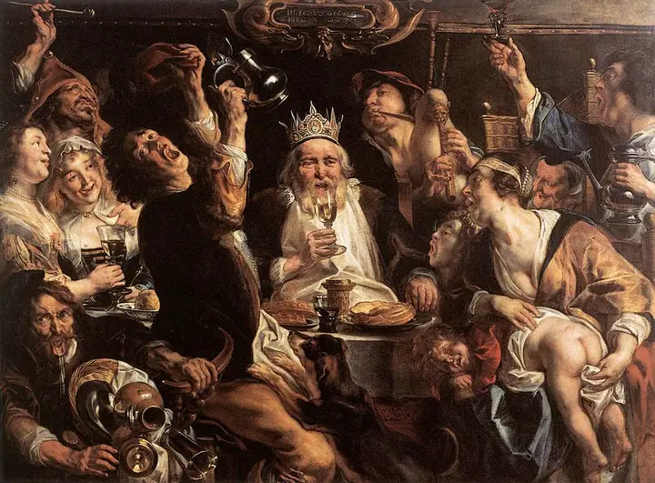 El rey bebe, Jacob Jordaens