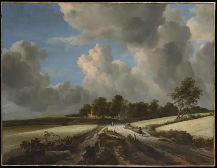 Campos de trigo, Jacob van Ruisdael