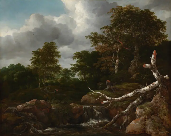 Escena de bosque, Jacob van Ruisdael