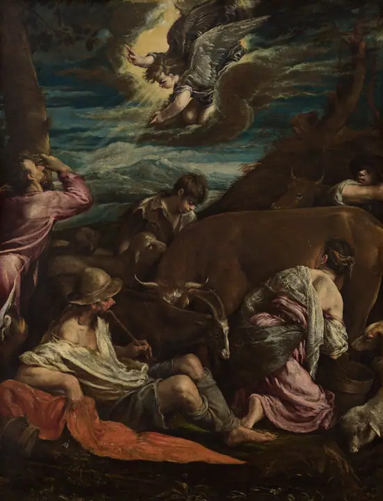 El anuncio a los pastores, Jacopo Bassano