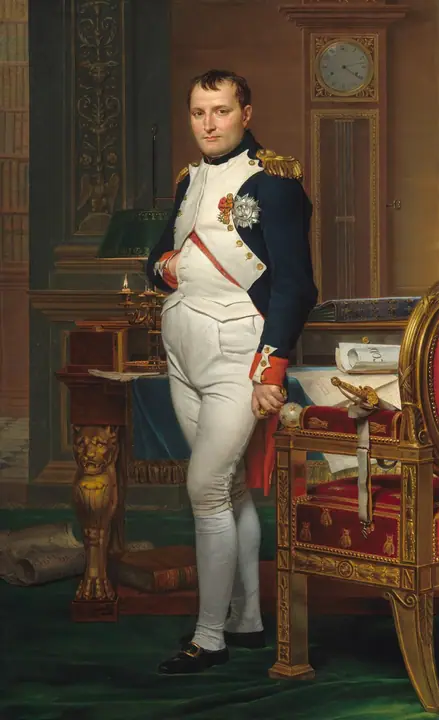 El emperador Napoleón en su estudio en las Tullerías, Jacques-Louis David