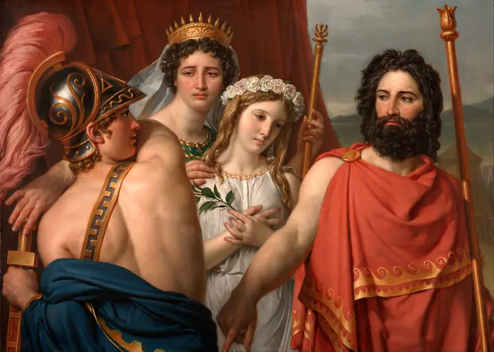 La ira de Aquiles, Jacques-Louis David